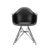 EAMES PLASTIC ARMCHAIR DAR pieds Tour Eiffel Noir RE
