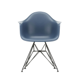 EAMES PLASTIC ARMCHAIR DAR pieds Tour Eiffel Bleu de mer RE