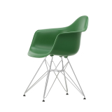 EAMES PLASTIC ARMCHAIR DAR pieds Tour Eiffel Vert émeraude RE