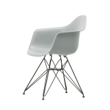 EAMES PLASTIC ARMCHAIR DAR pieds Tour Eiffel Gris clair RE