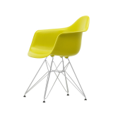 EAMES PLASTIC ARMCHAIR DAR pieds Tour Eiffel Moutarde RE