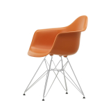 EAMES PLASTIC ARMCHAIR DAR pieds Tour Eiffel Orange rouille RE