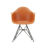 EAMES PLASTIC ARMCHAIR DAR feet Eiffel Tower Orange rust RE