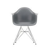 EAMES PLASTIC ARMCHAIR DAR pieds Tour Eiffel Gris granit RE