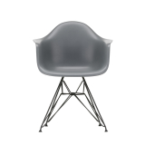 EAMES PLASTIC ARMCHAIR DAR pieds Tour Eiffel Gris granit RE