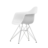 EAMES PLASTIC ARMCHAIR DAR pieds Tour Eiffel Cotton white RE