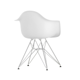 EAMES PLASTIC ARMCHAIR DAR feet Eiffel Tower Cotton white RE