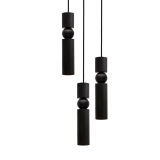 FULCRUM CHANDELIER 3 PIECES Matte black