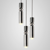 FULCRUM CHANDELIER 3 PIECES Polished chrome