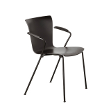 VICO DUO avec accoudoirs Frêne teinté noir