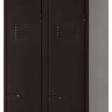 Penderie vestiaire B2 Brun noir