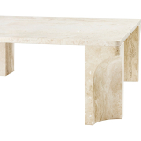 DORIC 80x80 Travertin blanc neutre