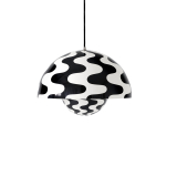 FLOWERPOT VP7 Pattern noir & blanc