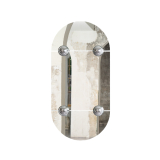 Miroir SPHERA OBLONG Argenté