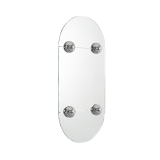 Miroir SPHERA OBLONG Argenté