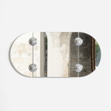 Miroir SPHERA OBLONG Argenté