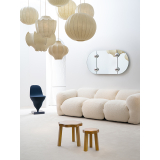 Miroir SPHERA OBLONG Argenté