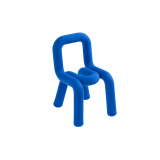 Chaise enfant MINI BOLD Bleu