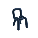 Chaise enfant MINI BOLD Bleu foncé