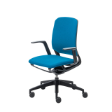 SE:MOTION assise et dossier rembourrés Bleu 67004/ structure noire