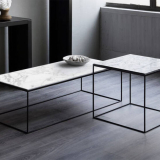 SLIM MARBLE Marbre Carrara blanc