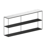 SLIM MARBLE SIDEBOARD Carrara white marble