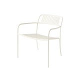 Fauteuil PATIO LAMES  Blanc perlé
