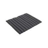 Coussin PALISSADE SOFT QUILTED pour banc L128 Anthracite