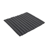 Coussin PALISSADE SOFT QUILTED pour banc lounge Anthracite