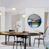 Miroir FRANCIS Extra Large Blanc & vert