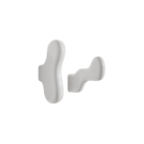Set of 2 KLUMP coat hooks White