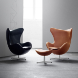 OEUF (EGG) Leather Walnut brown