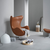 OEUF (EGG) Leather Walnut brown
