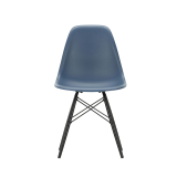EAMES PLASTIC CHAIR DSW Black maple Sea blue RE