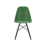 EAMES PLASTIC CHAIR DSW Black maple Emerald green RE