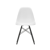 EAMES PLASTIC CHAIR DSW érable noir Cotton white RE