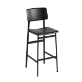 LOFT BAR STOOL H75 Noir