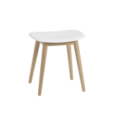 FIBER STOOL pieds bois Blanc/ chêne