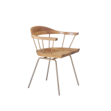 SPINDLE Oak/ satin brass
