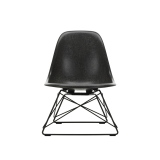 EAMES FIBERGLASS CHAIR LSR Gris foncé Eames/ noir finition époxy