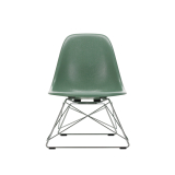 EAMES FIBERGLASS CHAIR LSR Vert mousse/ chromé brillant