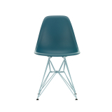 EAMES PLASTIC CHAIR DSR COLOURS Bleu de mer RE/ bleu ciel