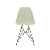 EAMES PLASTIC CHAIR DSR COLOURS Gris galet RE/ vert mousse Eames