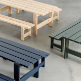 WEEKDAY bench L 190 Olive green