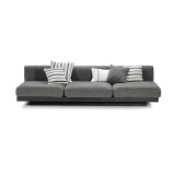 RUDOLPH 3 seater Smoke