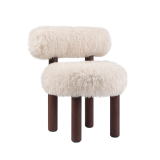 GROPIUS CS2 FLUFFY Azur cotonneux Ivoire/ frêne marron