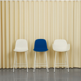 FORM BAR CHAIR Blanc