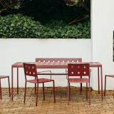BALCONY DINING chair with armrests Anthracite