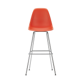 EAMES PLASTIC STOOL High Poppy red RE