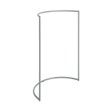 Porte-manteau COLOUR RACK C SHAPE Gris